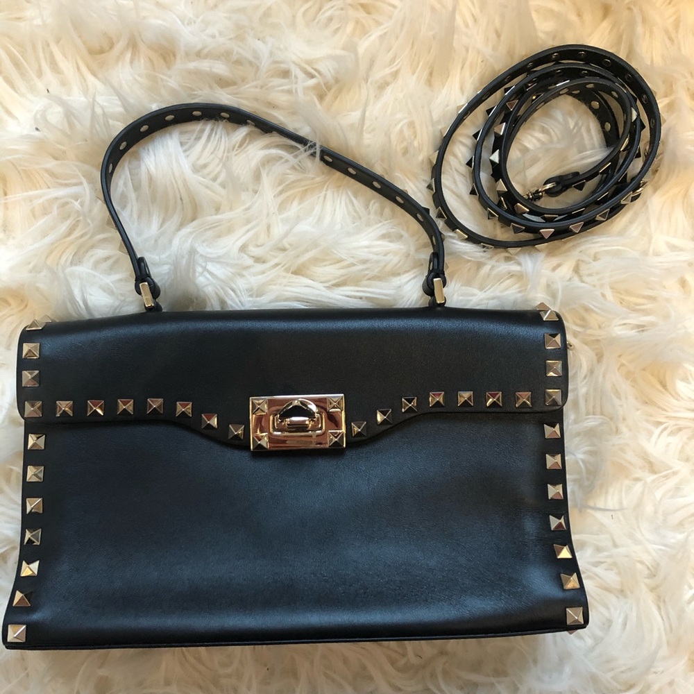 Brand new Valentino rock stud black shoulder bag/crossbody